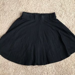 Black skater skirt